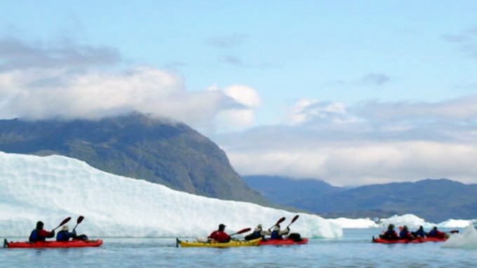 trekking groenlandia kayak